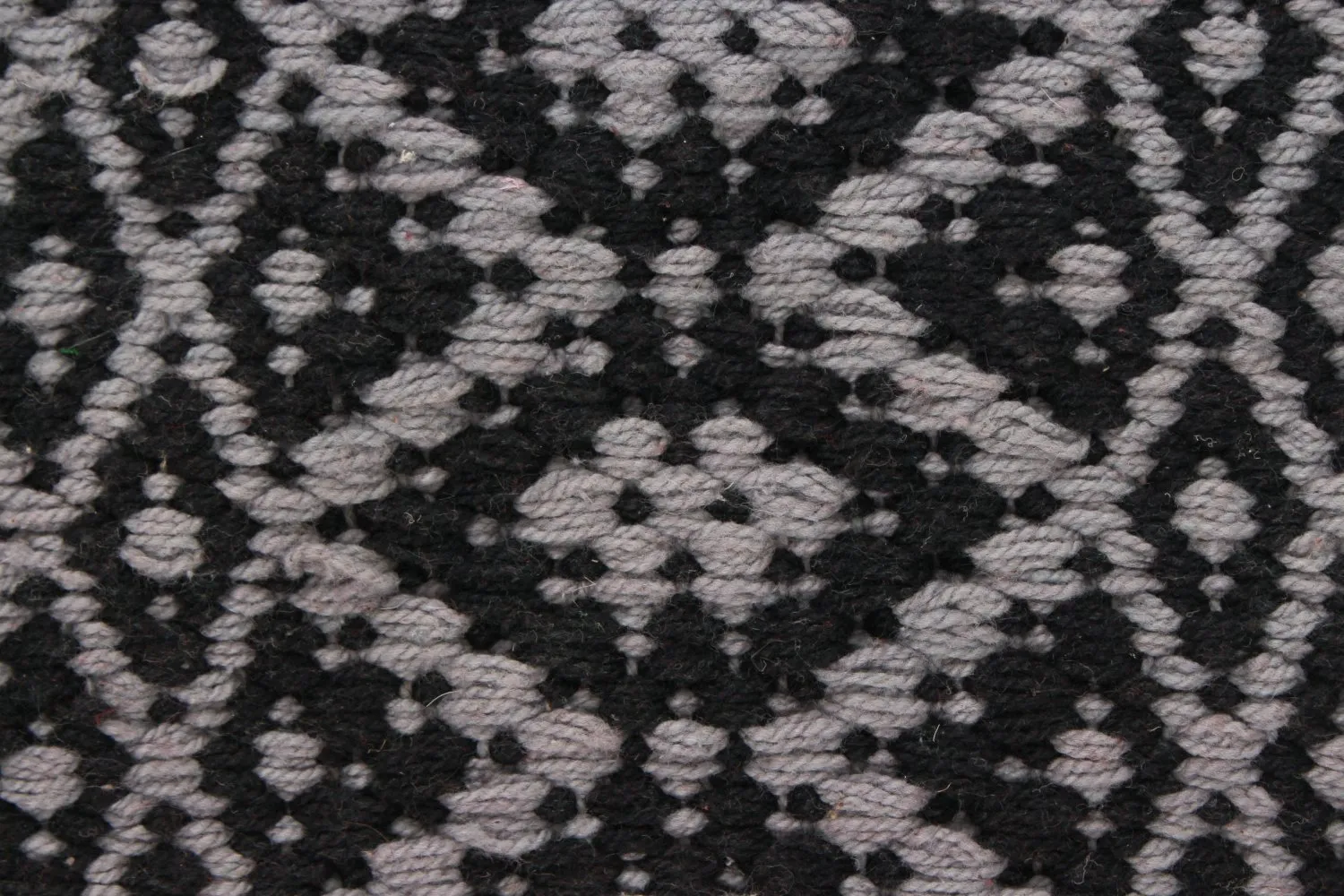Tappeto Di Stracci - Lykke (grigio/nero)
