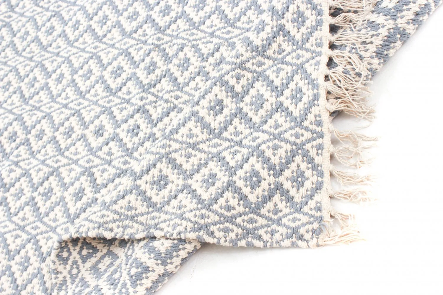 Tappeto Di Stracci - Lykke (grigio/blu)