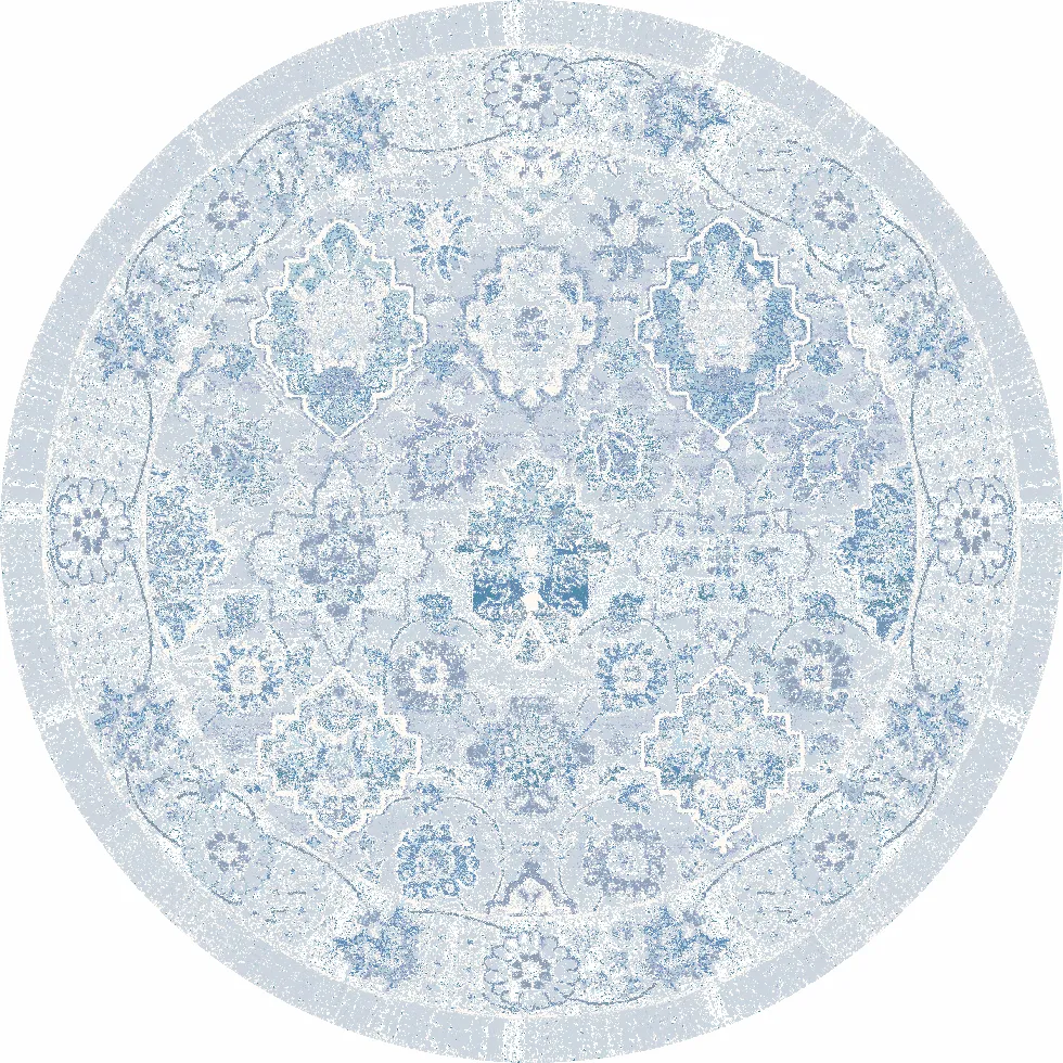 Tappeti rotondi - Magnolia (blu)