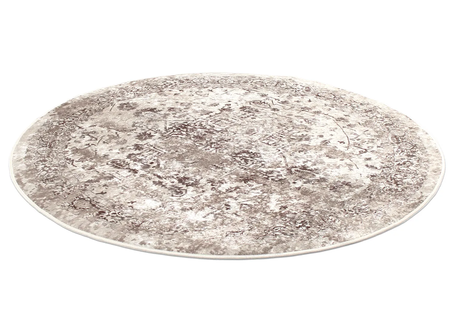 Tappeto rotondo - Mateur (grigio)