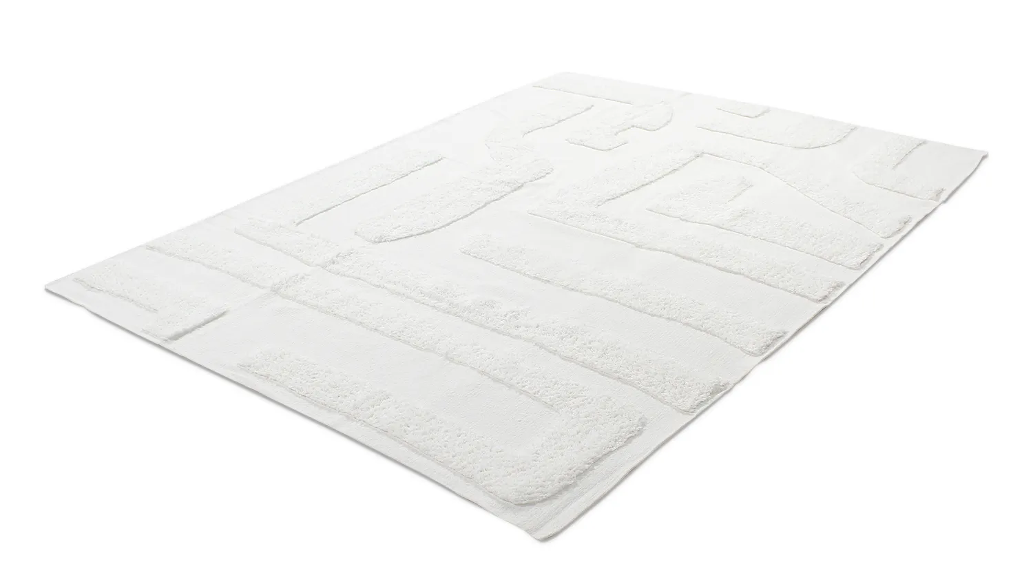 Tappeto A Pelo Lungo - Alexa Natural Cotton Shaggy (offwhite)