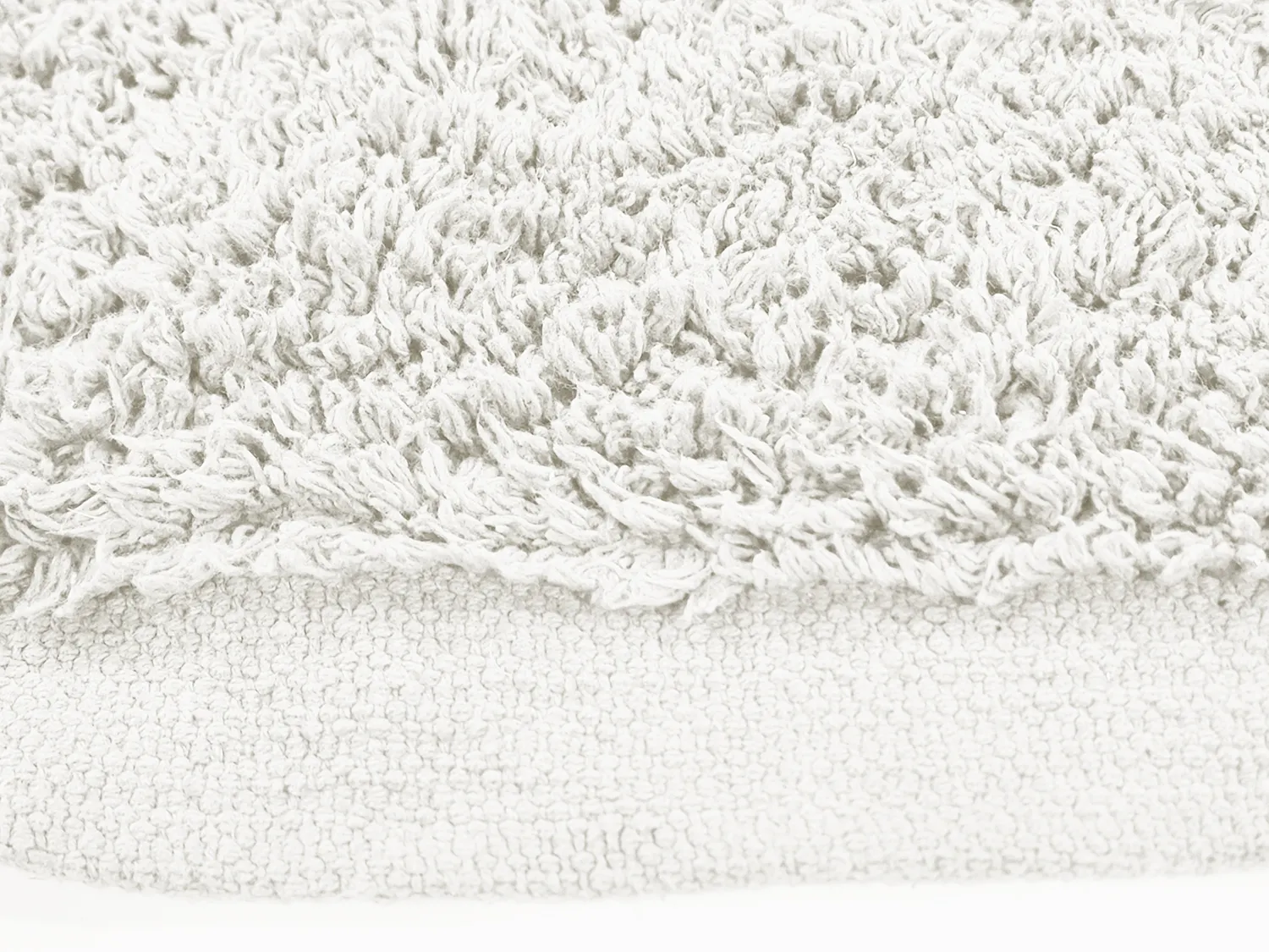 Tappeti rotondi - Alexa Natural Cotton Shaggy (offwhite)