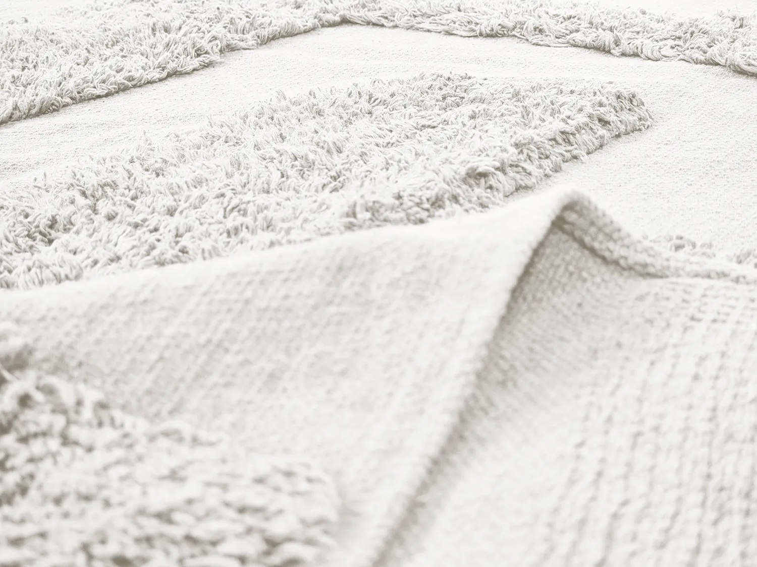 Tappeti rotondi - Alexa Natural Cotton Shaggy (offwhite)