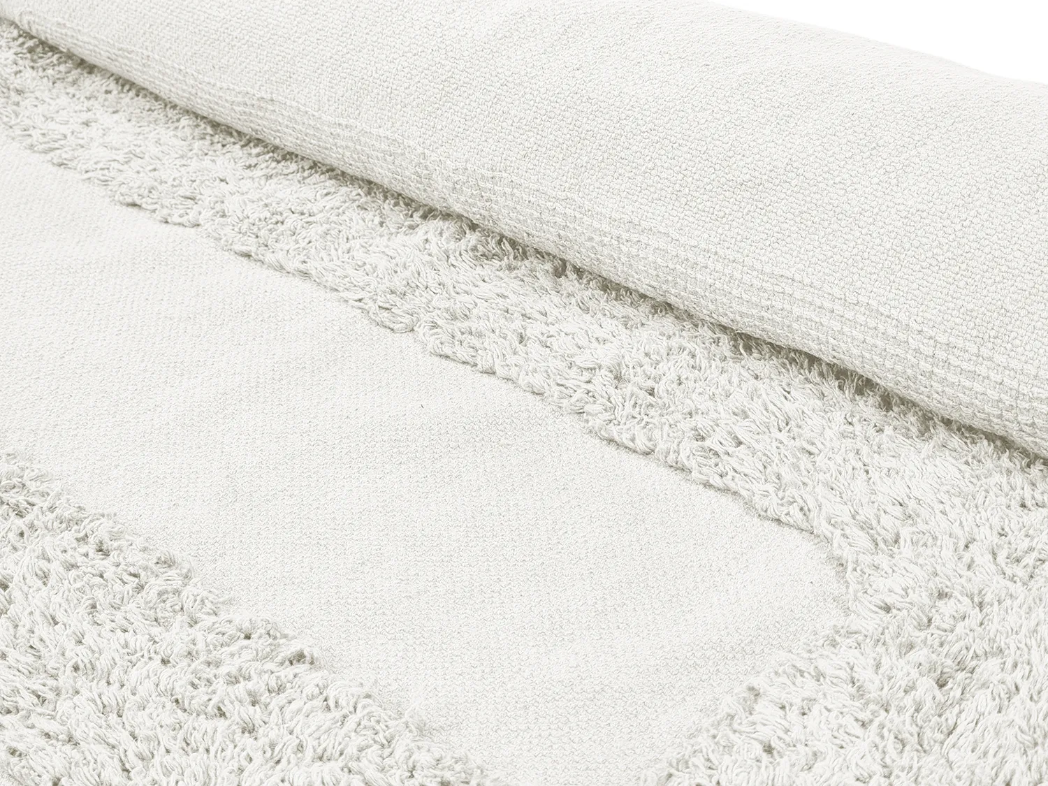 Tappeti rotondi - Alexa Natural Cotton Shaggy (offwhite)
