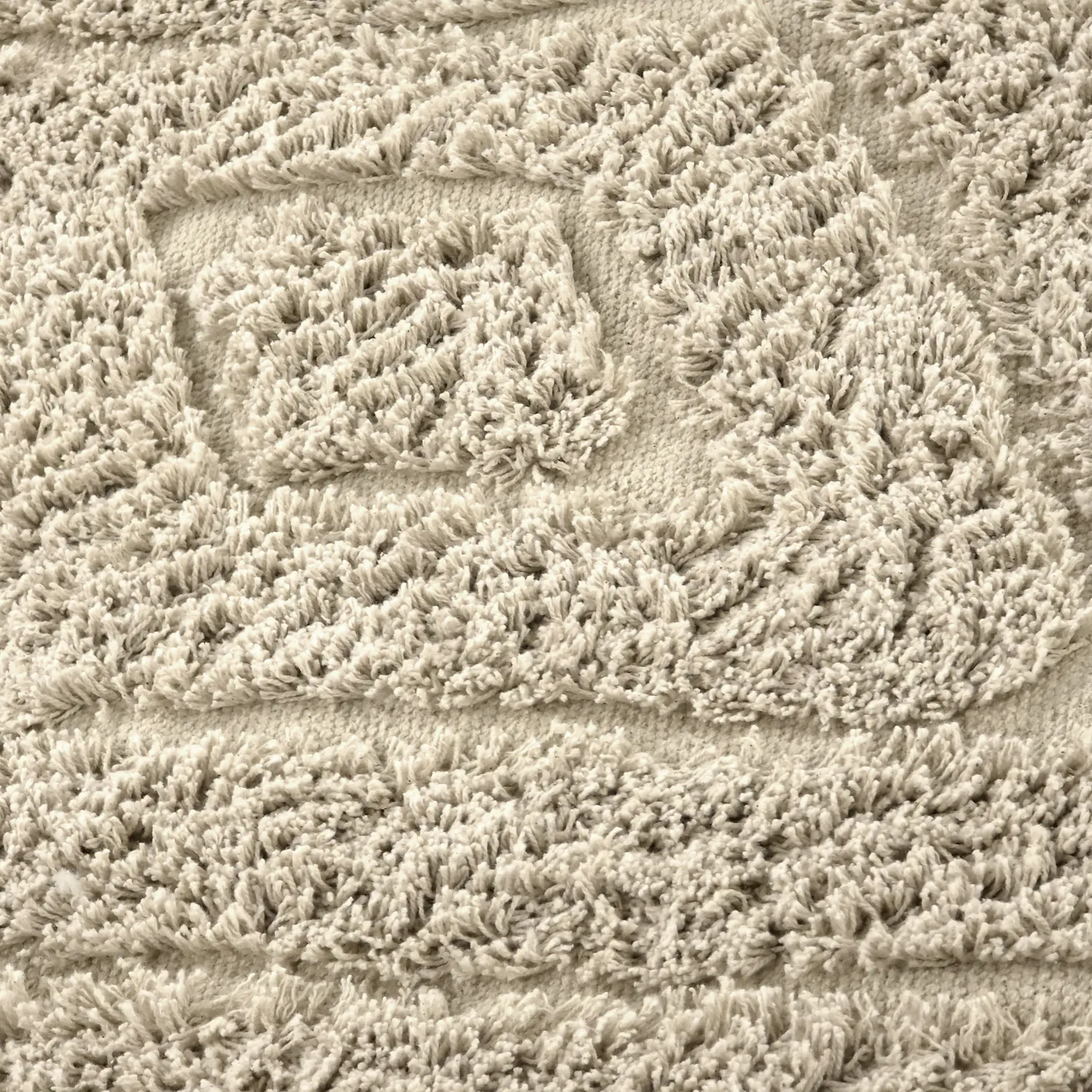 Tappeti rotondi - Amberley Natural Cotton Shaggy (beige)