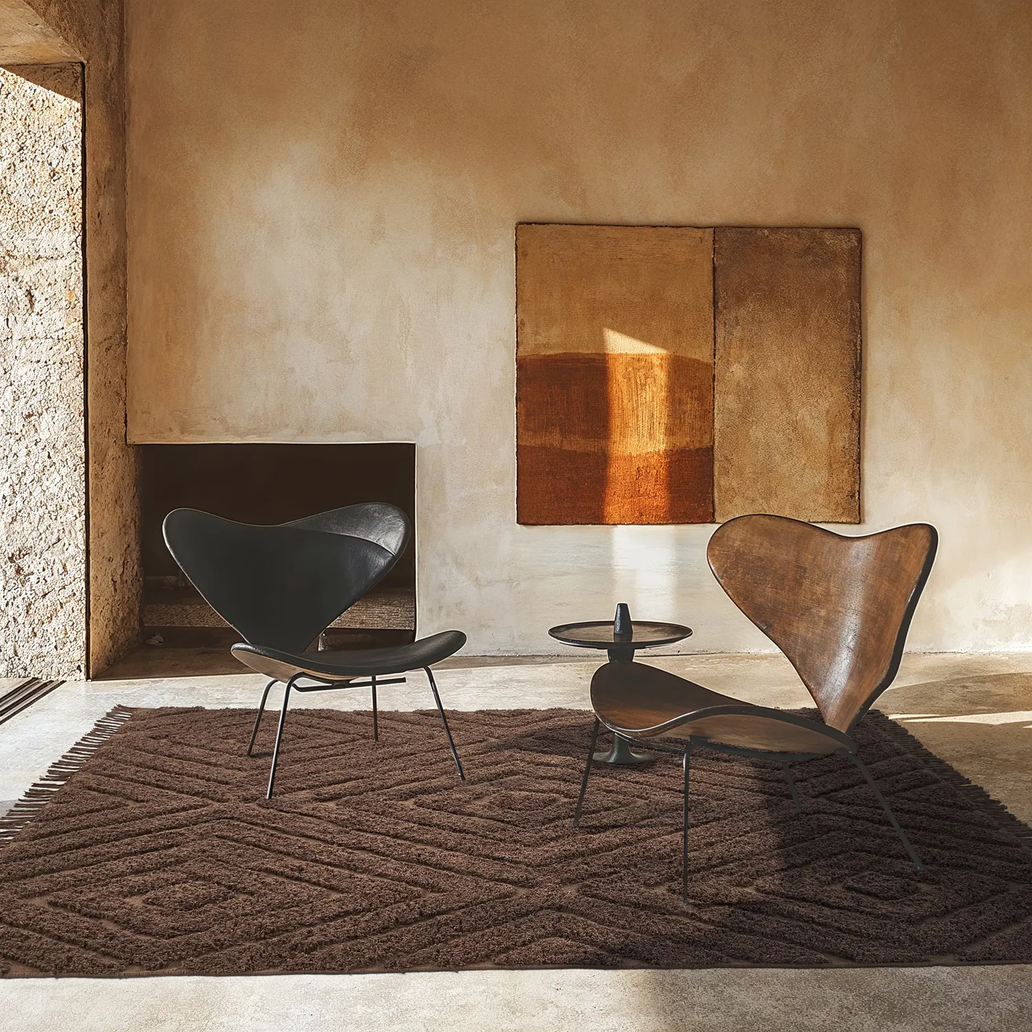 Tappeto A Pelo Lungo - Amberley Natural Cotton Shaggy (marrone)