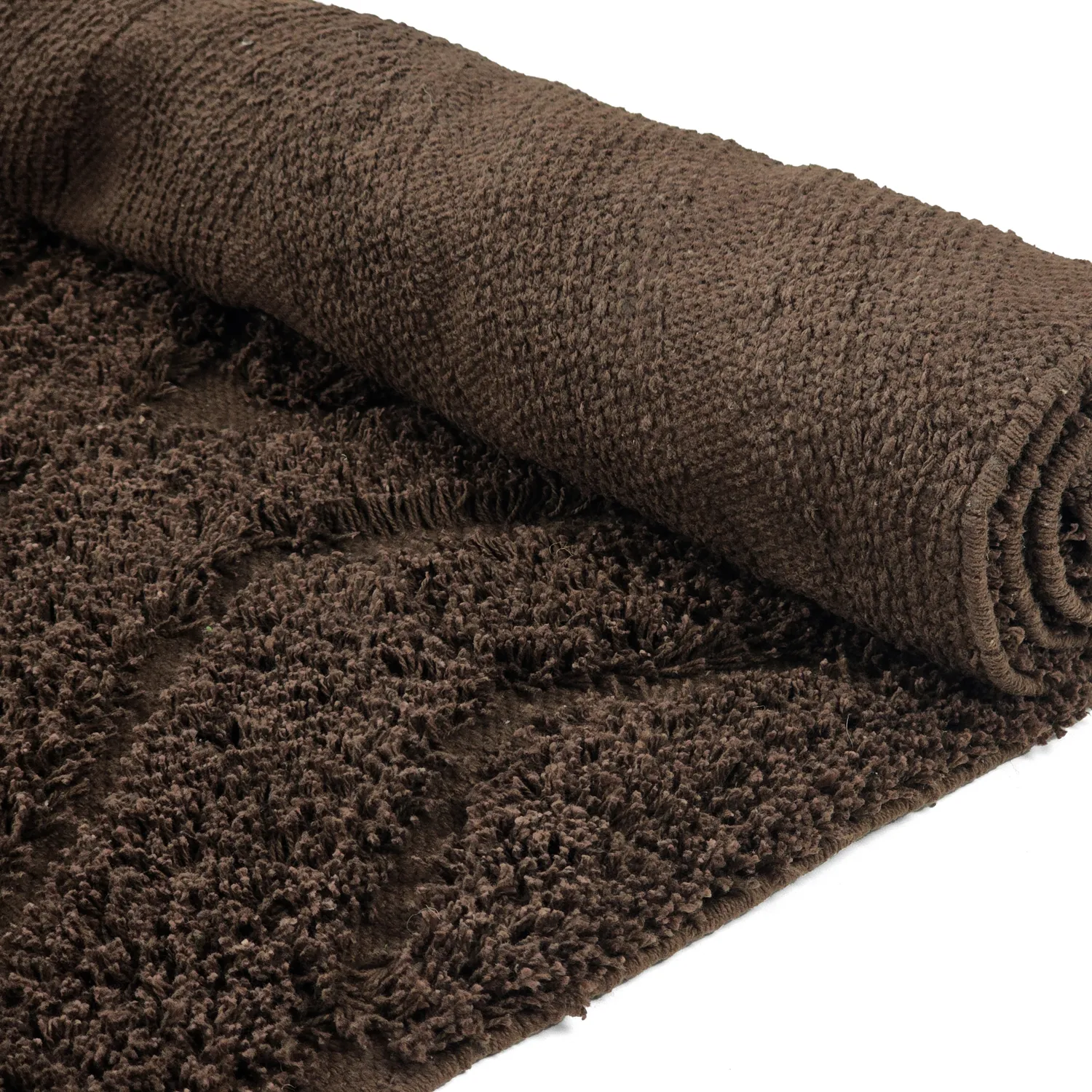 Tappeto A Pelo Lungo - Amberley Natural Cotton Shaggy (marrone)