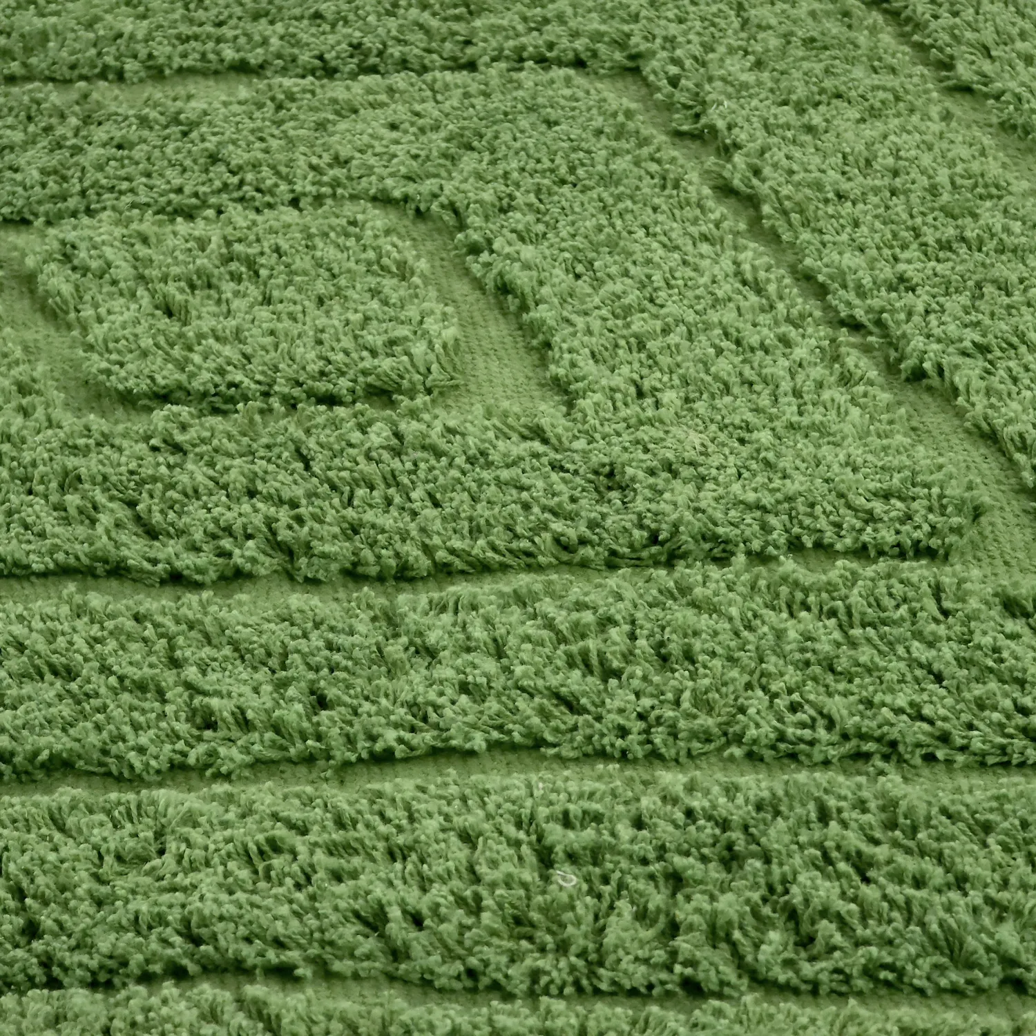 Tappeti rotondi - Amberley Natural Cotton Shaggy (verde)