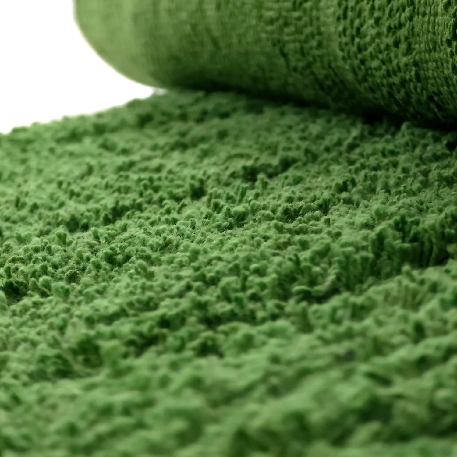 Tappeti rotondi - Amberley Natural Cotton Shaggy (verde)