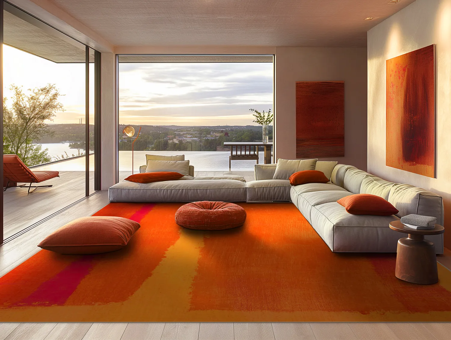 Tappeto Wilton - Asti (arancia)