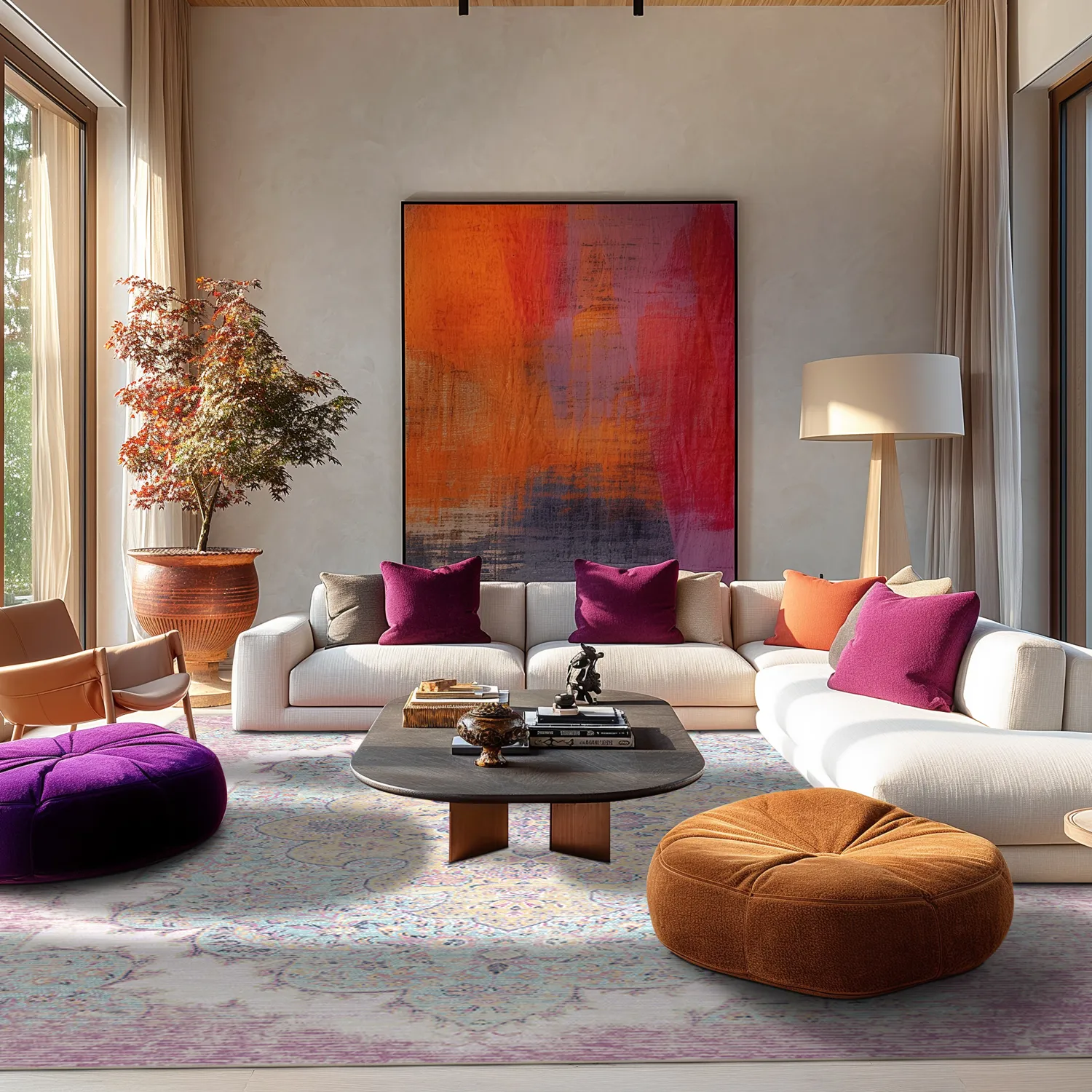 Tappeto Wilton - Badem (rosa/multi)