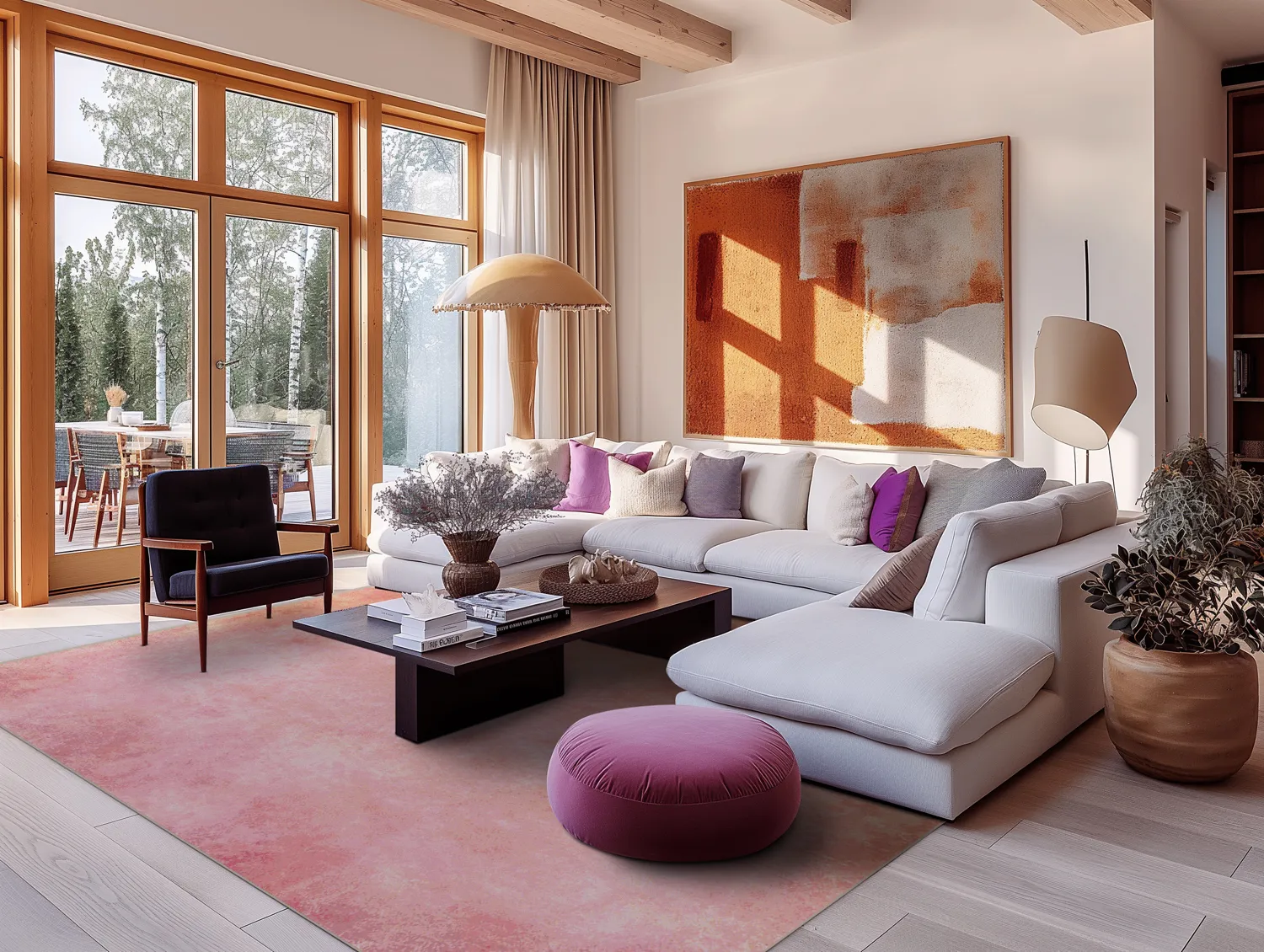 Tappeto Wilton - Baden (rosa)