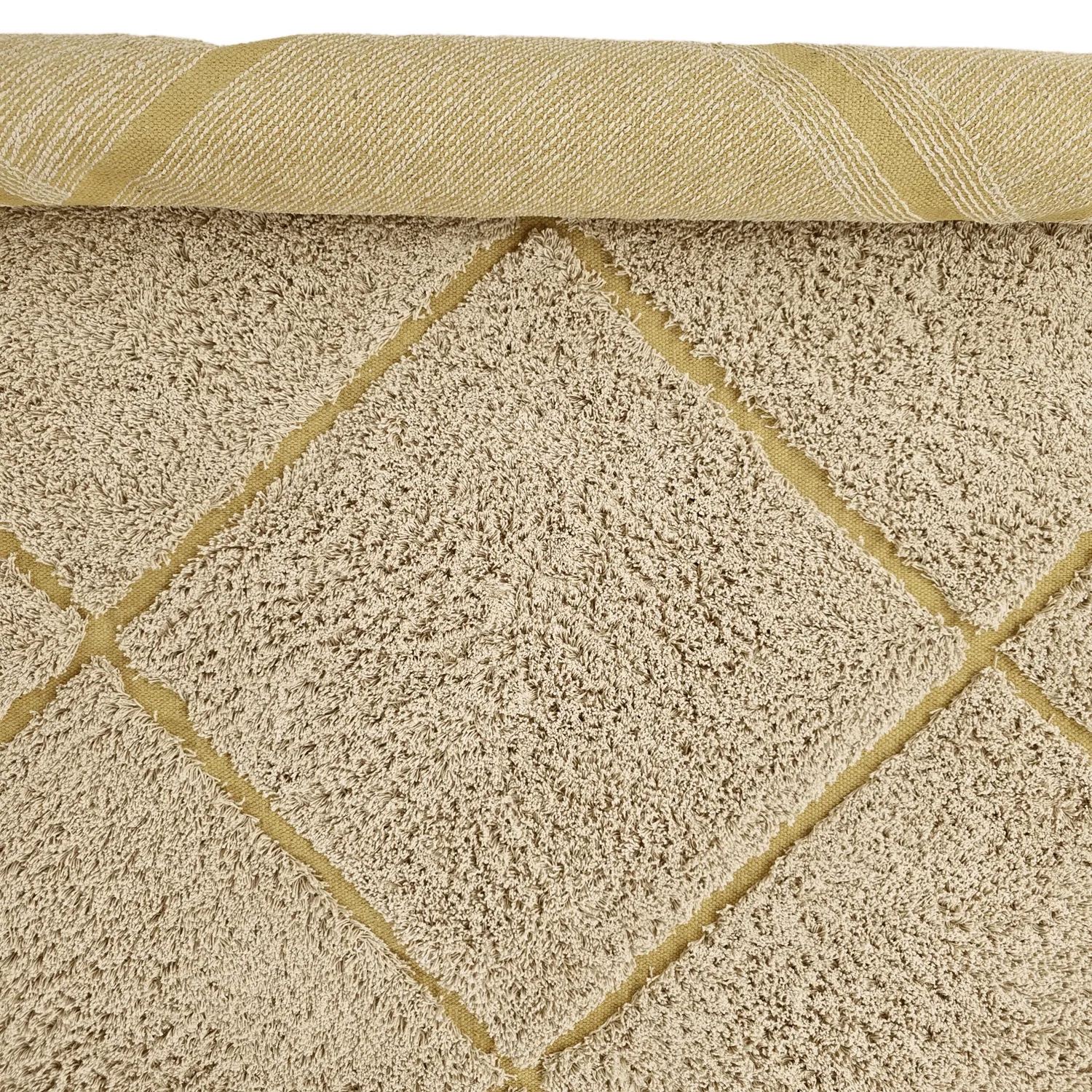 Tappeto A Pelo Lungo - Bellevue Natural Cotton Shaggy (beige/marrone)