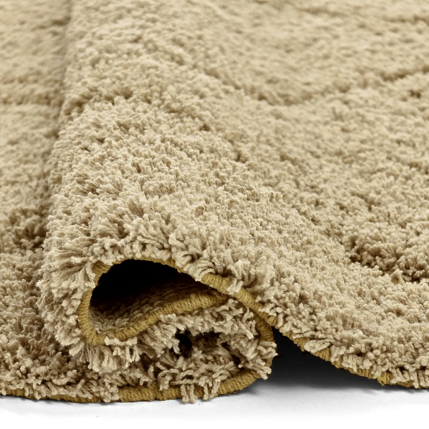Tappeto A Pelo Lungo - Bellevue Natural Cotton Shaggy (beige/marrone)
