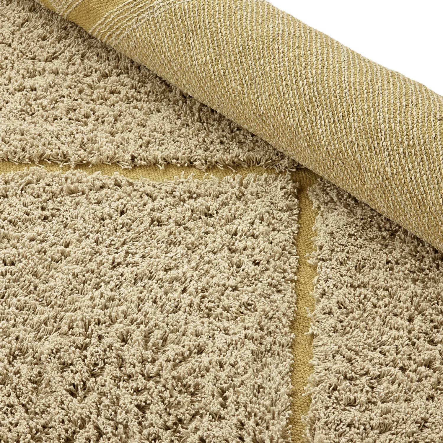 Tappeto A Pelo Lungo - Bellevue Natural Cotton Shaggy (beige/marrone)