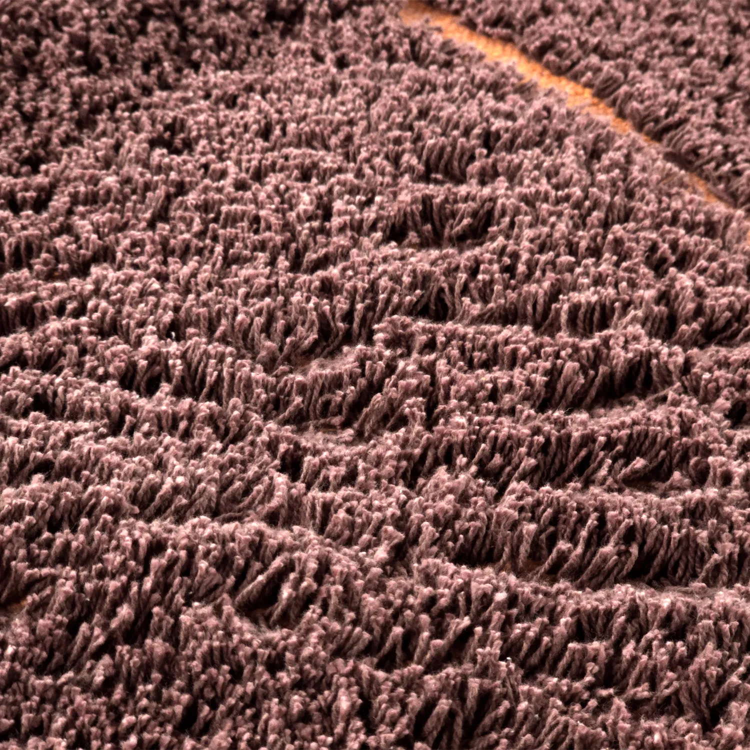 Tappeto A Pelo Lungo - Bellevue Natural Cotton Shaggy (rosso/arancione)