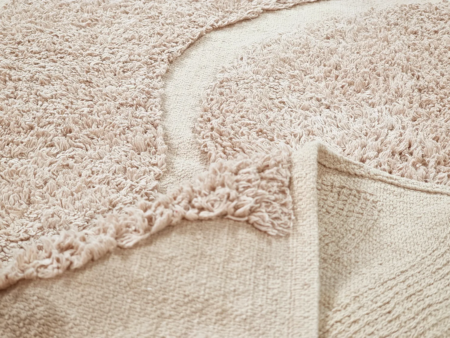 Tappeto A Pelo Lungo - Bonnie Natural Cotton Shaggy (beige)
