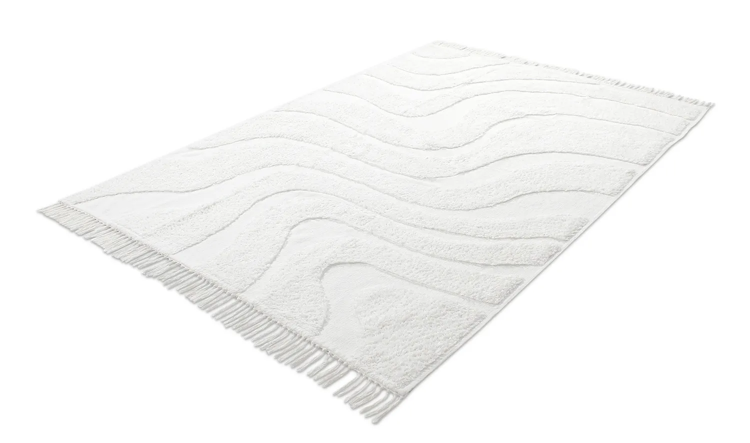 Tappeto A Pelo Lungo - Bonnie Natural Cotton Shaggy (offwhite)