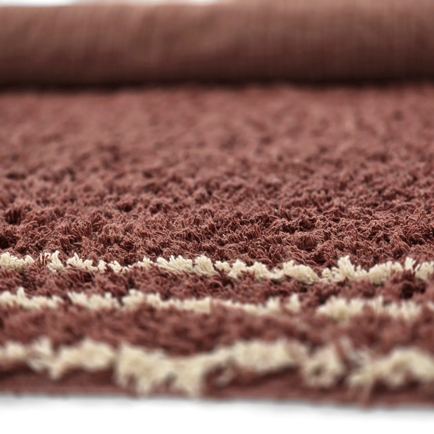 Tappeto A Pelo Lungo - Cataya Natural Cotton Shaggy (marrone/beige)