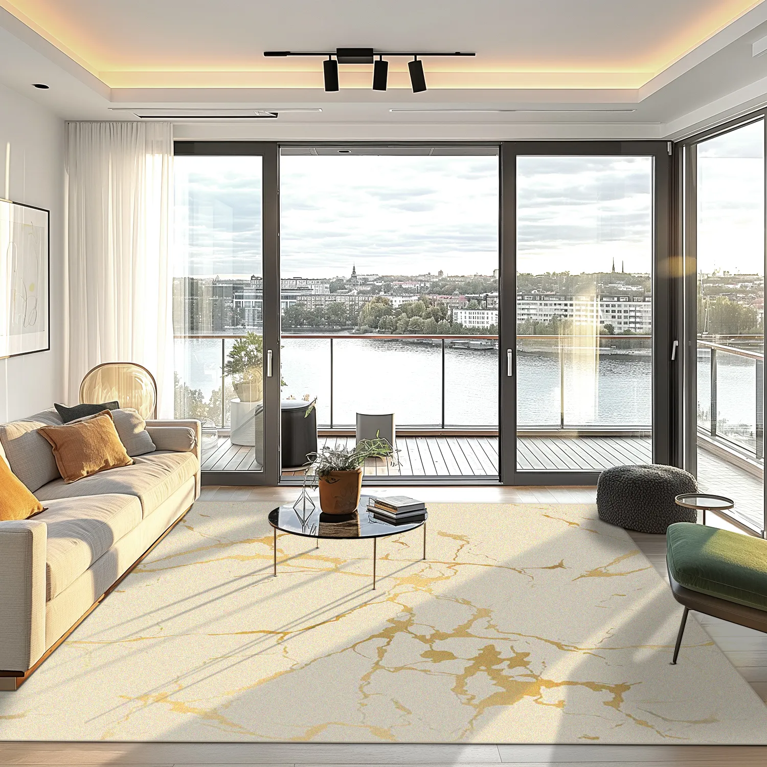 Tappeto Wilton - Cesina (beige/oro)