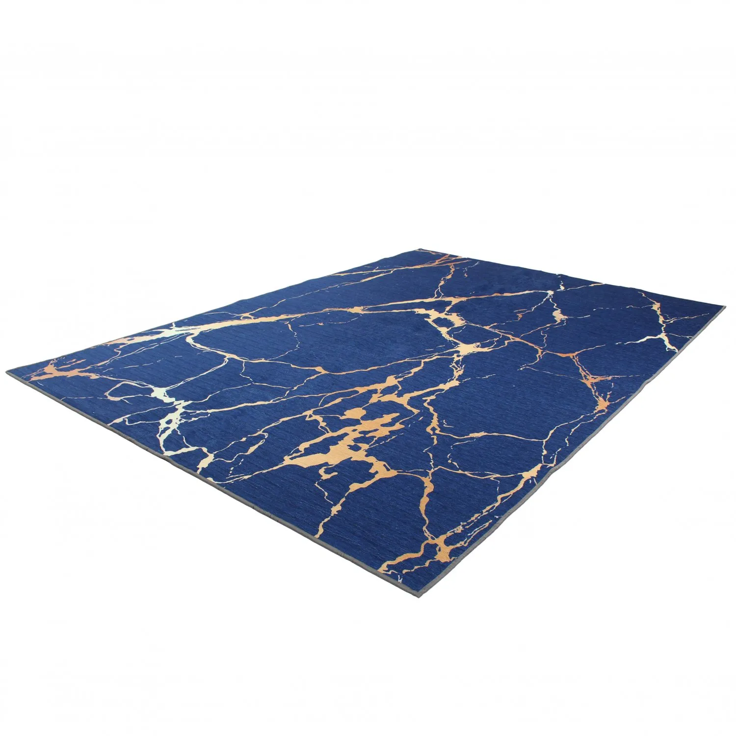 Tappeto Wilton - Cesina (blu/oro)