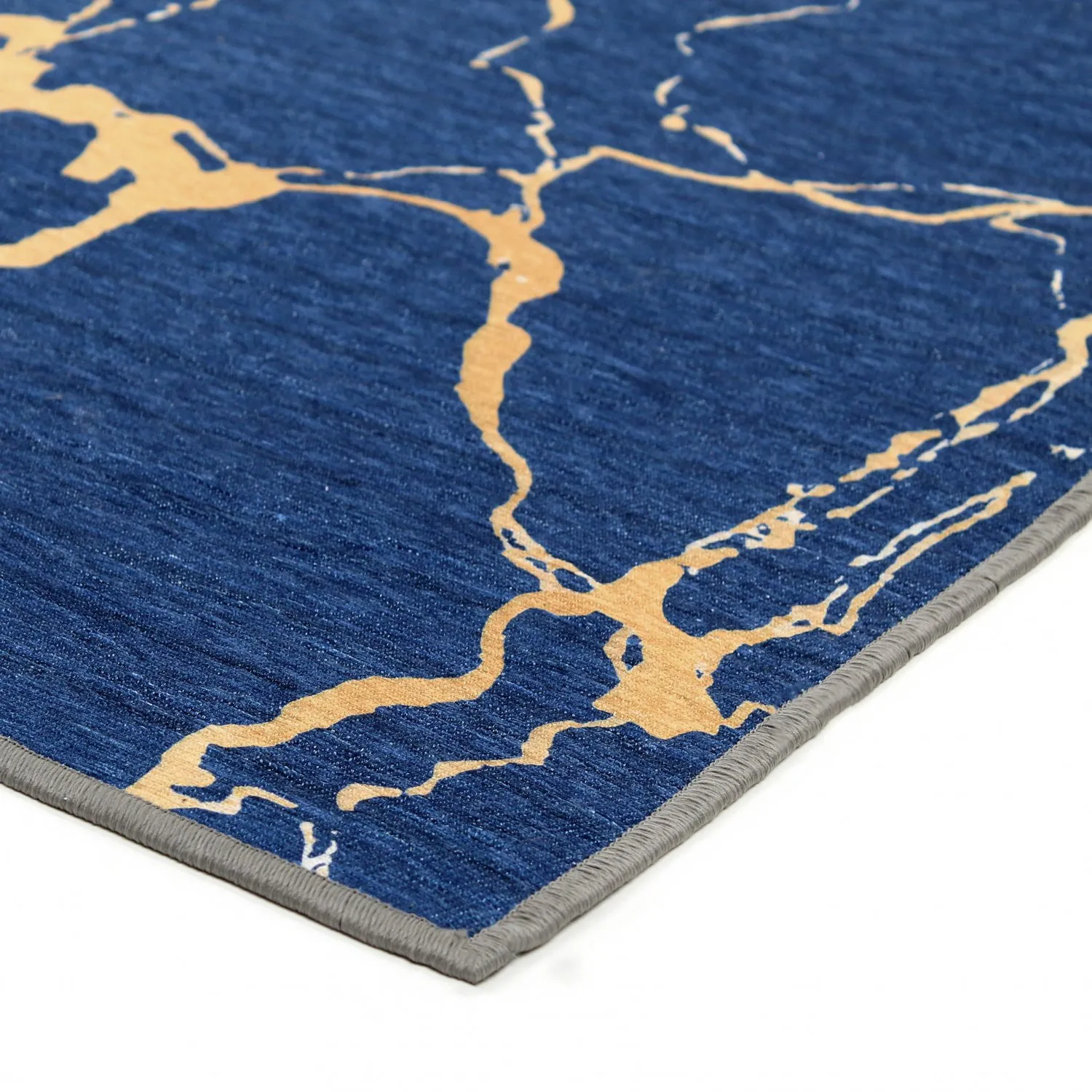 Tappeto Wilton - Cesina (blu/oro)