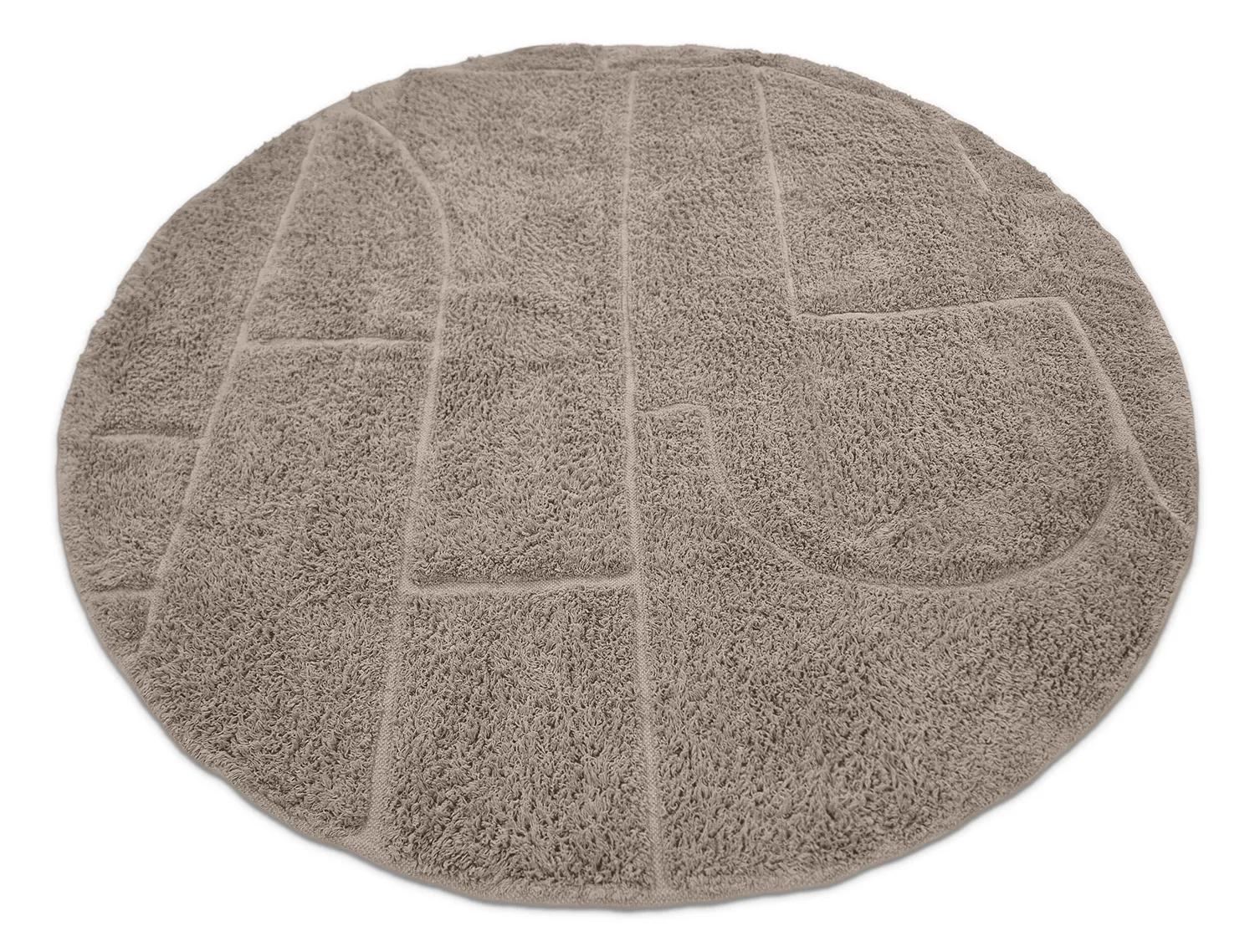 Tappeti rotondi - Cremona Natural Cotton Shaggy (tortora)
