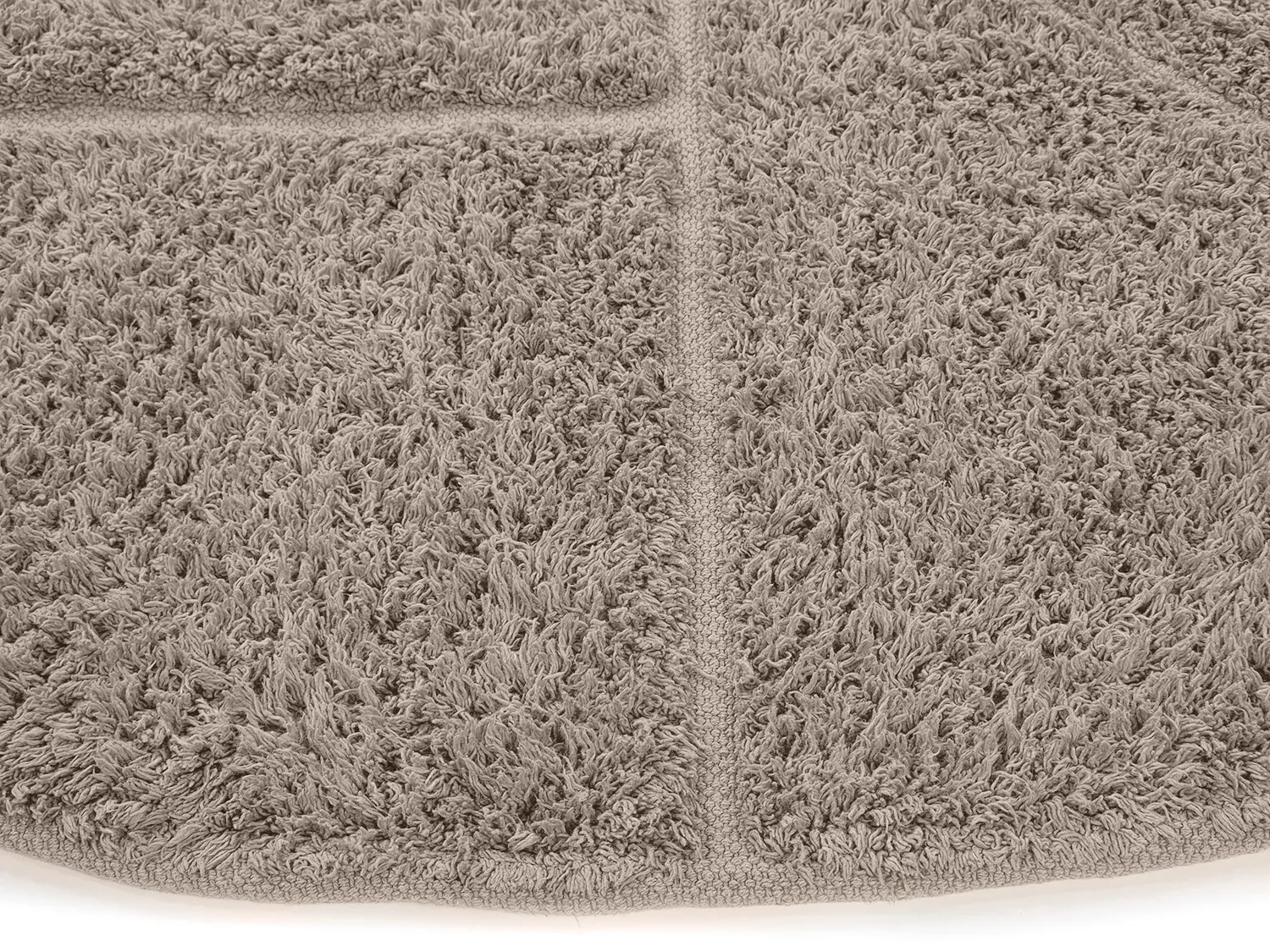 Tappeti rotondi - Cremona Natural Cotton Shaggy (tortora)