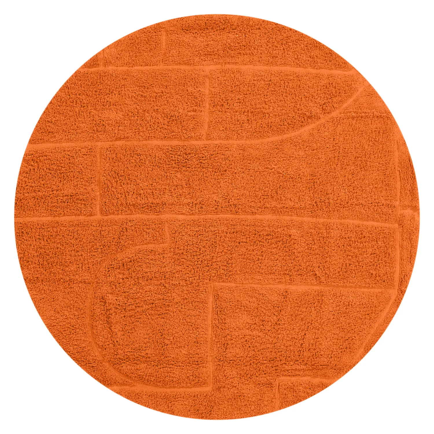 Tappeti rotondi - Cremona Natural Cotton Shaggy (arancia)