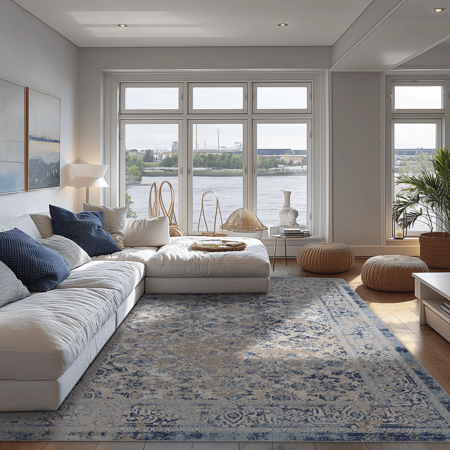 Tappeto Wilton - Denizli (blu)