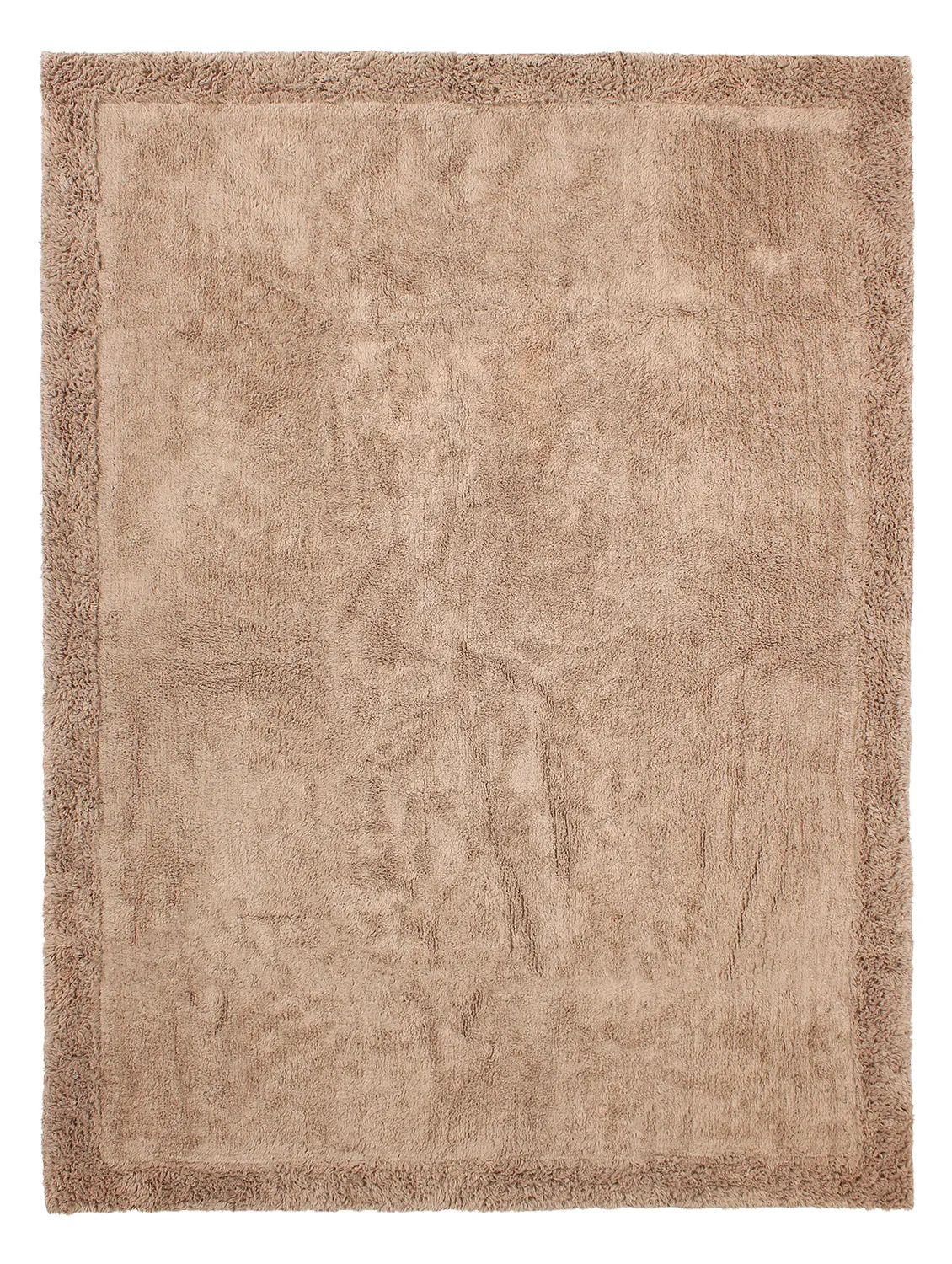 Tappeto A Pelo Lungo - Ebba Natural Cotton Shaggy (marrone)