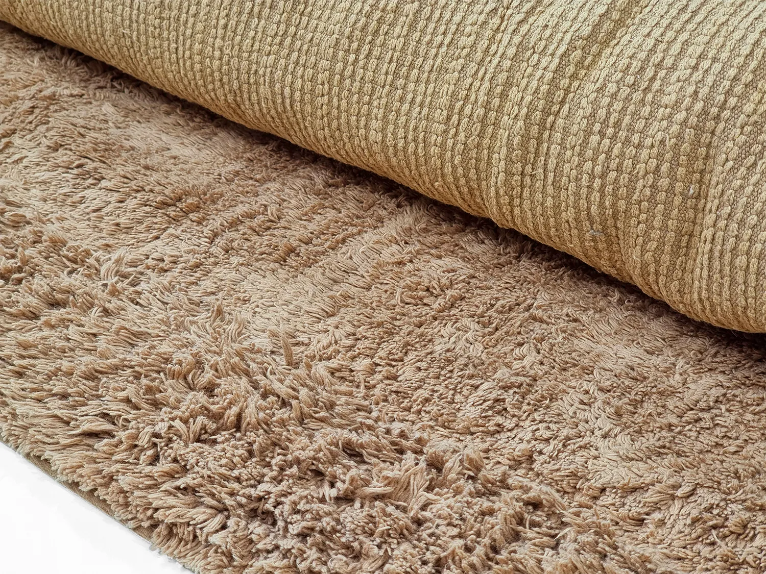 Tappeto A Pelo Lungo - Ebba Natural Cotton Shaggy (marrone)