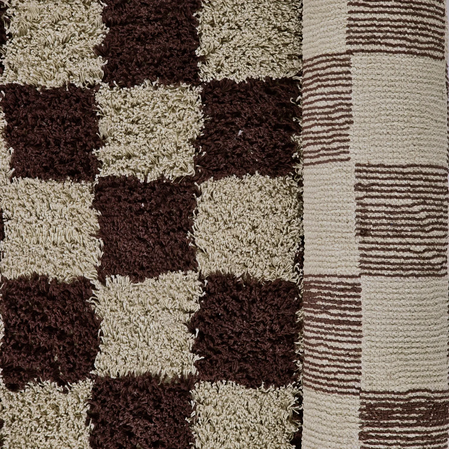 Tappeto A Pelo Lungo - Elsey Natural Cotton Shaggy (beige/marrone)