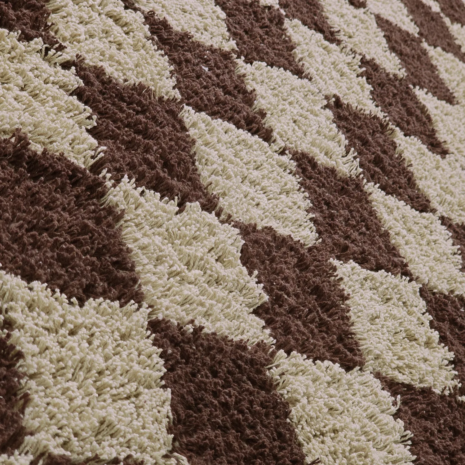 Tappeto A Pelo Lungo - Elsey Natural Cotton Shaggy (beige/marrone)