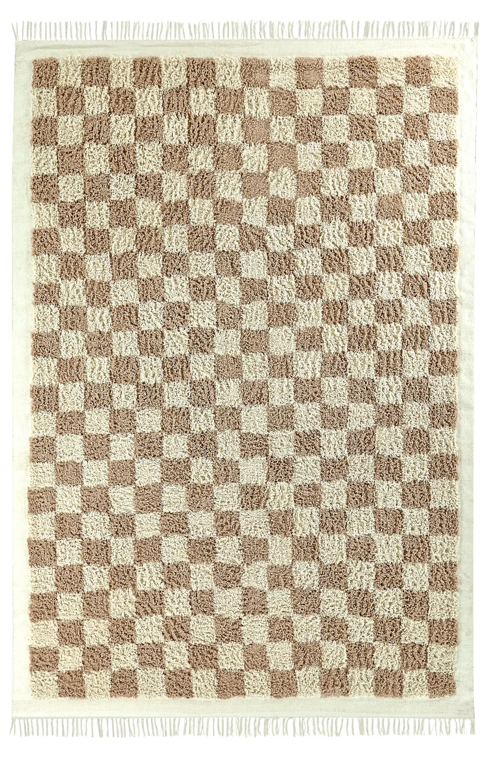 Tappeto A Pelo Lungo - Elsey Natural Cotton Shaggy (crema/sabbia)