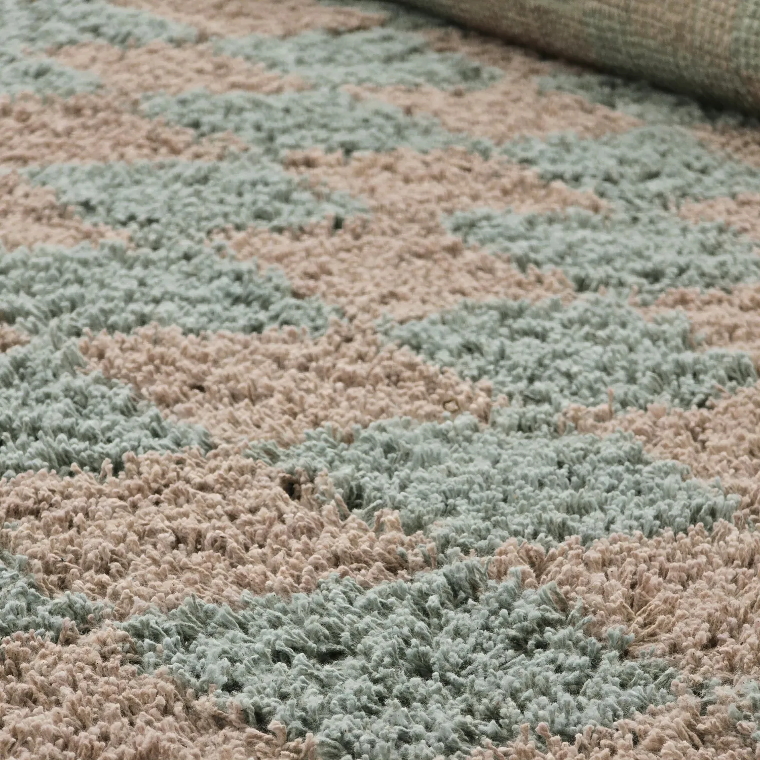 Tappeto A Pelo Lungo - Elsey Natural Cotton Shaggy (grigio/rosa)