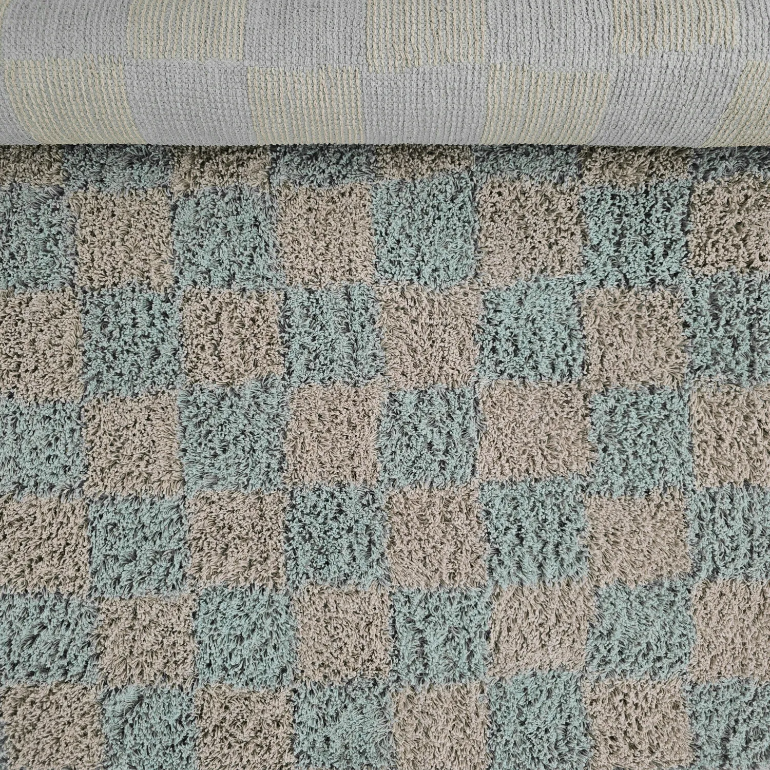 Tappeto A Pelo Lungo - Elsey Natural Cotton Shaggy (grigio/rosa)