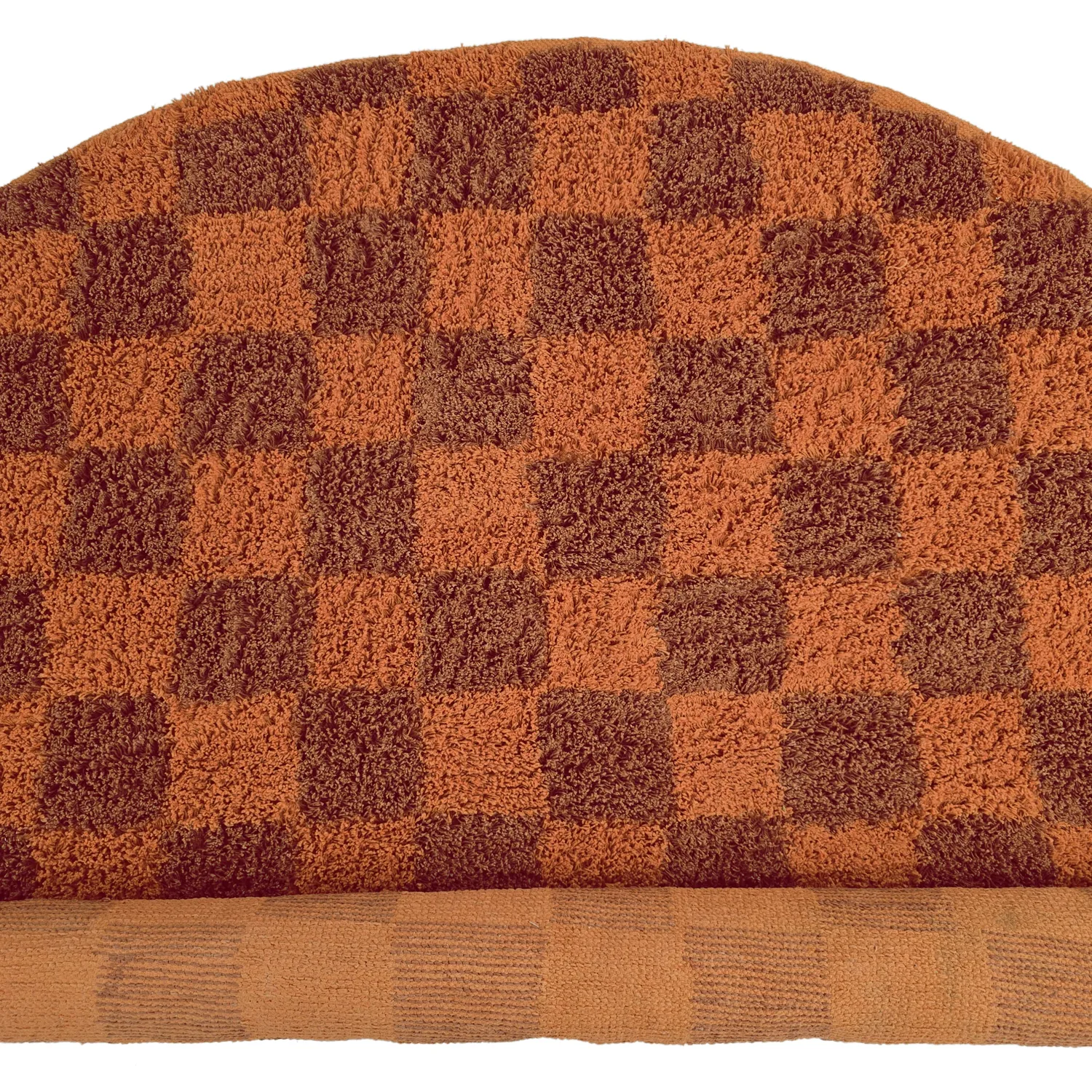 Tappeti rotondi - Elsey Natural Cotton Shaggy (arancione/rosso)