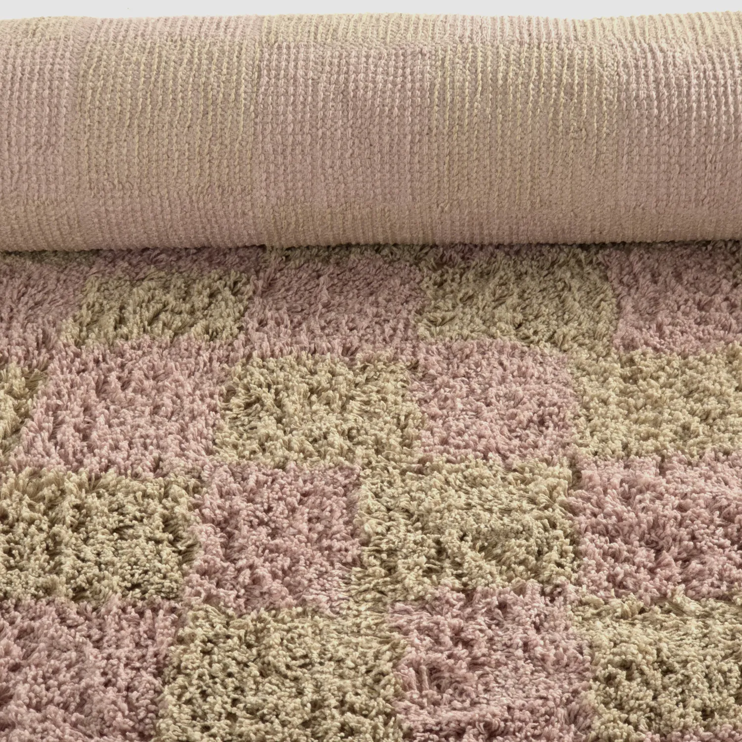 Tappeto A Pelo Lungo - Elsey Natural Cotton Shaggy (rosa/arancione)