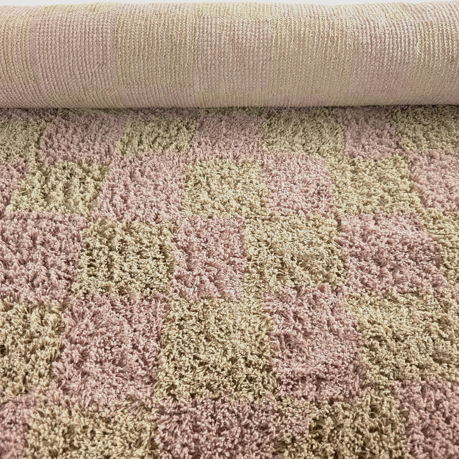 Tappeto A Pelo Lungo - Elsey Natural Cotton Shaggy (rosa/arancione)