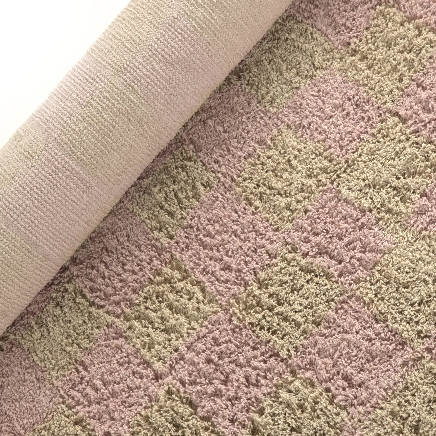 Tappeto A Pelo Lungo - Elsey Natural Cotton Shaggy (rosa/arancione)