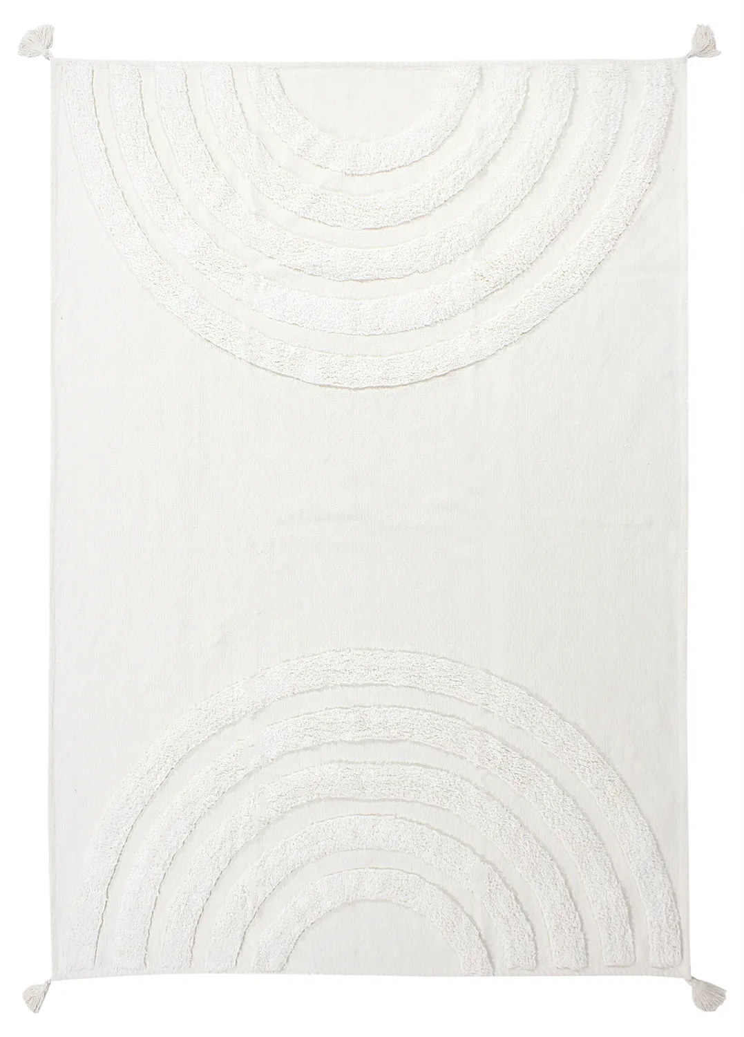 Tappeto A Pelo Lungo - Everly Natural Cotton Shaggy (offwhite)