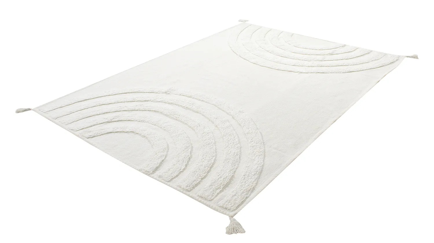 Tappeto A Pelo Lungo - Everly Natural Cotton Shaggy (offwhite)