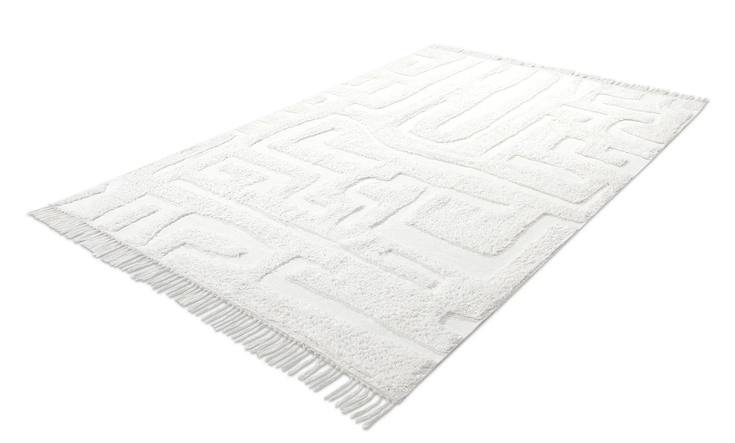 Tappeto A Pelo Lungo - Fallon Natural Cotton Shaggy (offwhite)
