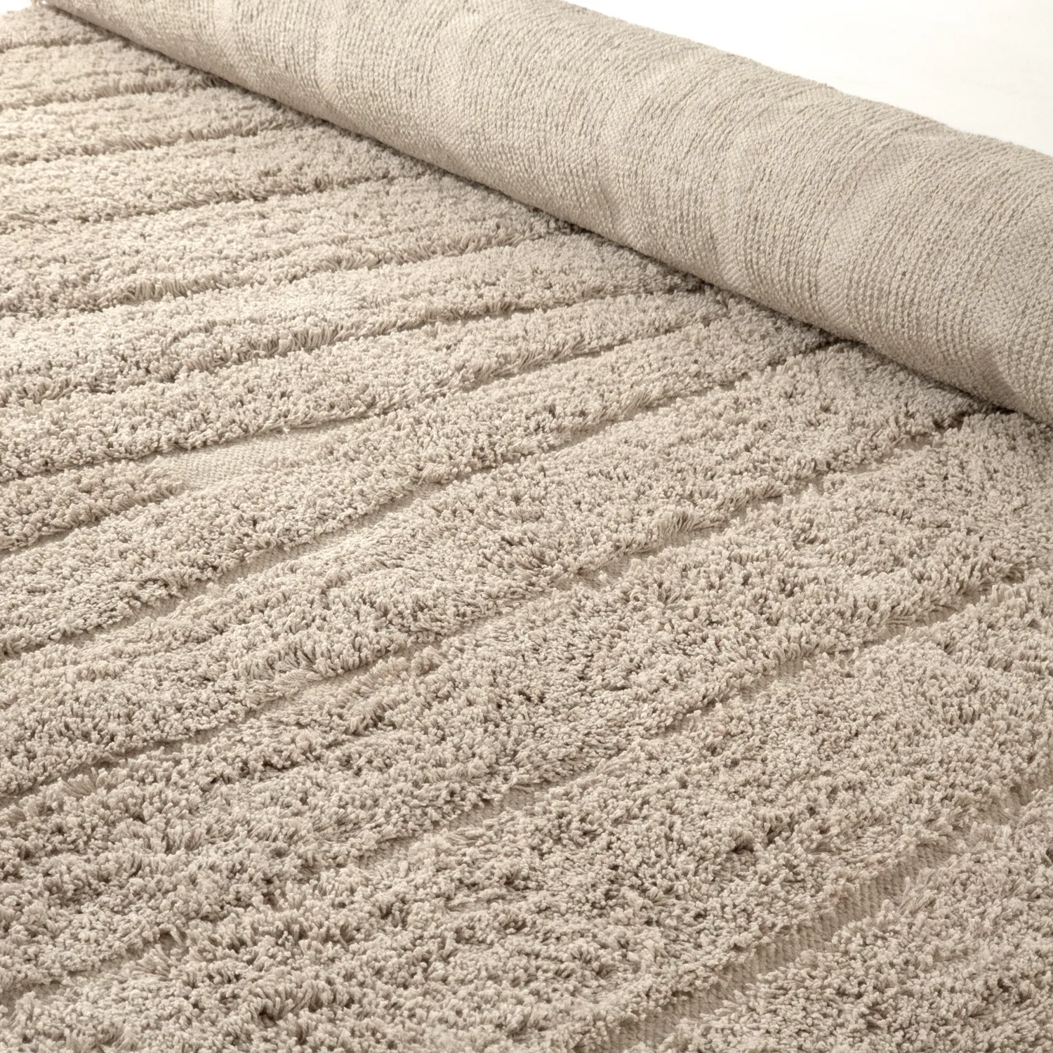 Tappeto A Pelo Lungo - Farley Natural Cotton Shaggy (beige)