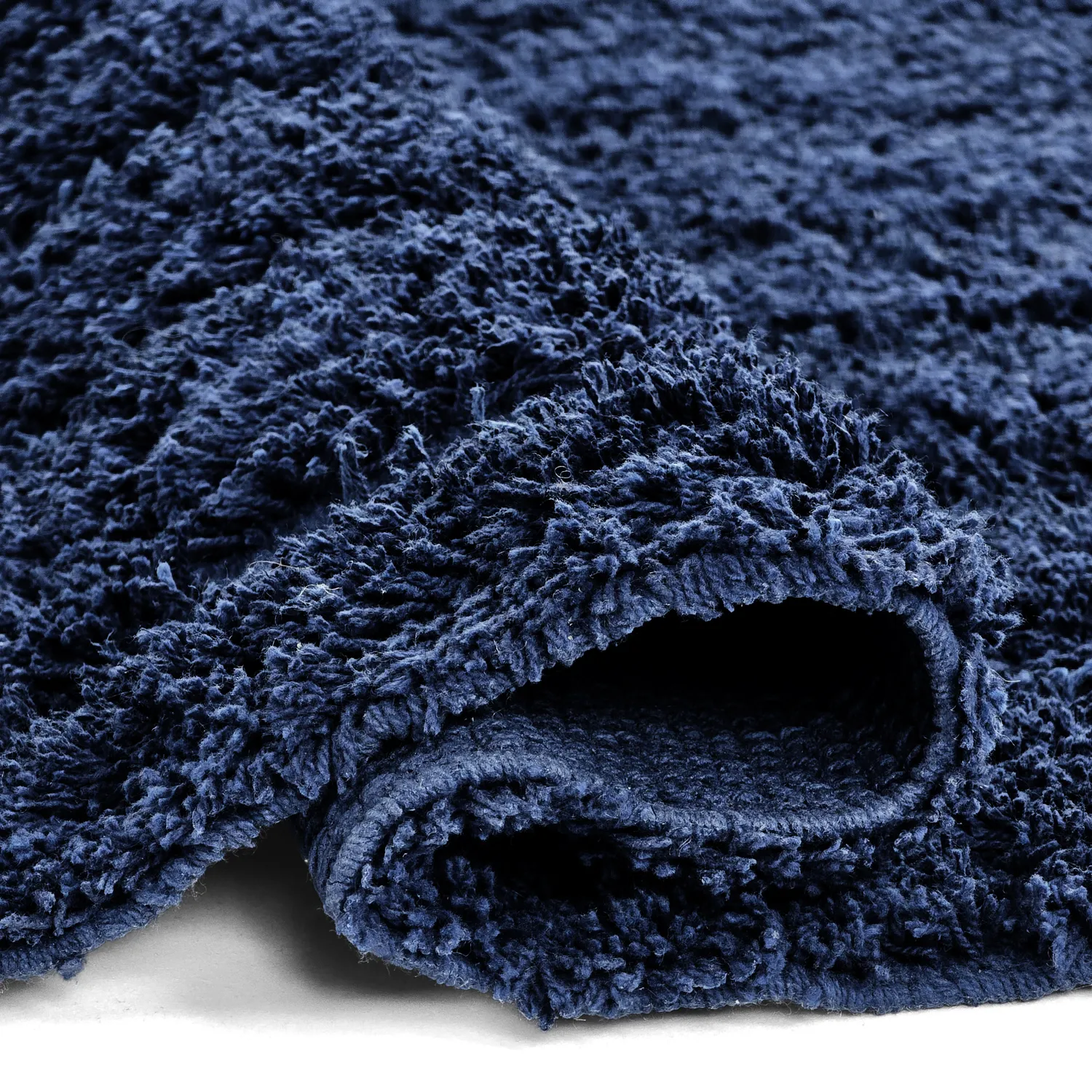 Tappeto A Pelo Lungo - Farley Natural Cotton Shaggy (blu)