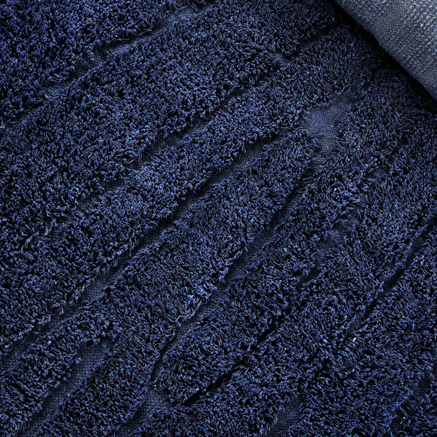 Tappeto A Pelo Lungo - Farley Natural Cotton Shaggy (blu)