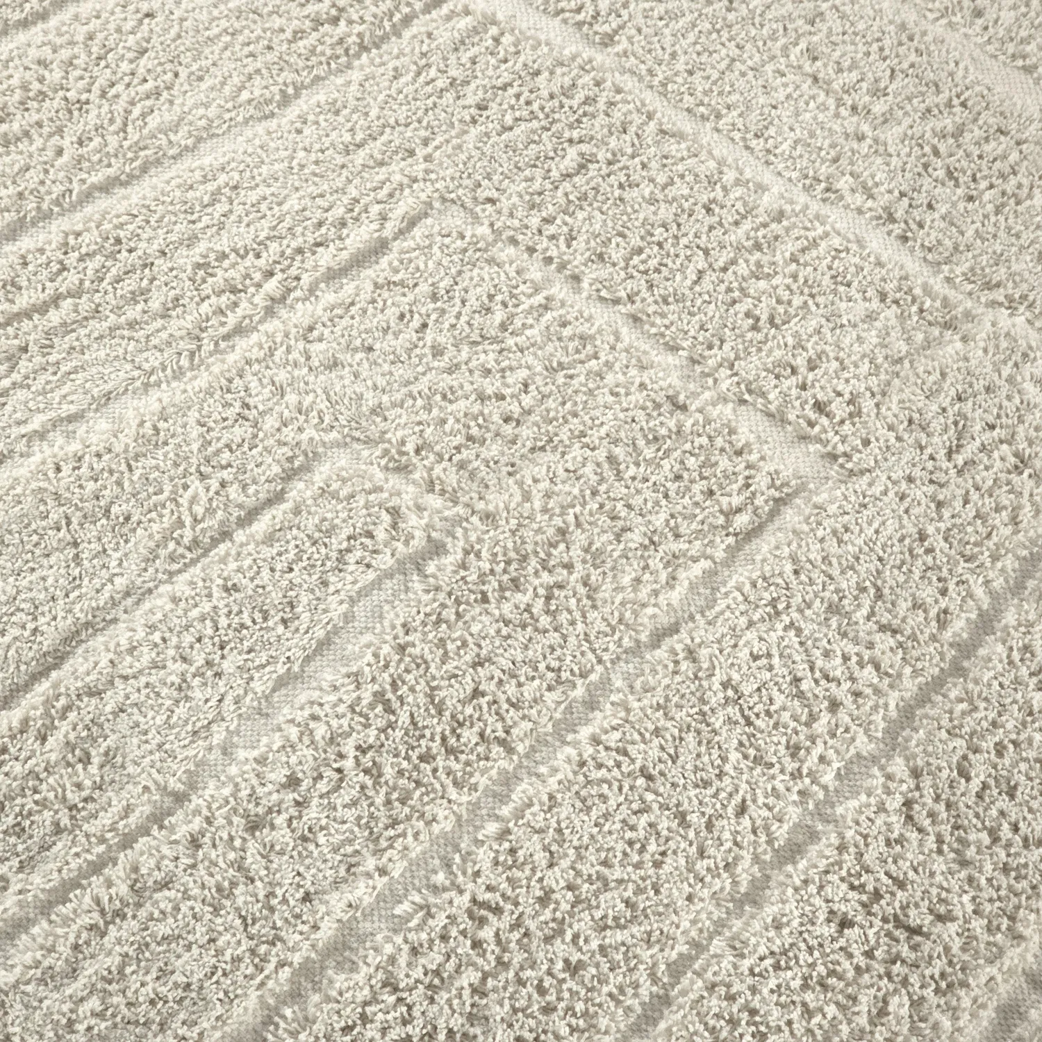 Tappeto A Pelo Lungo - Farley Natural Cotton Shaggy (bianco)