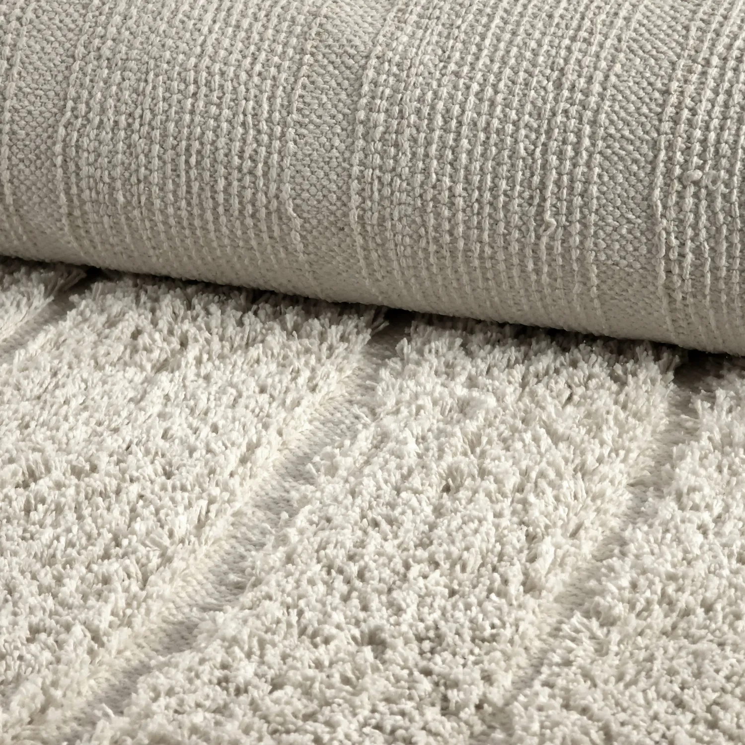 Tappeto A Pelo Lungo - Farley Natural Cotton Shaggy (bianco)