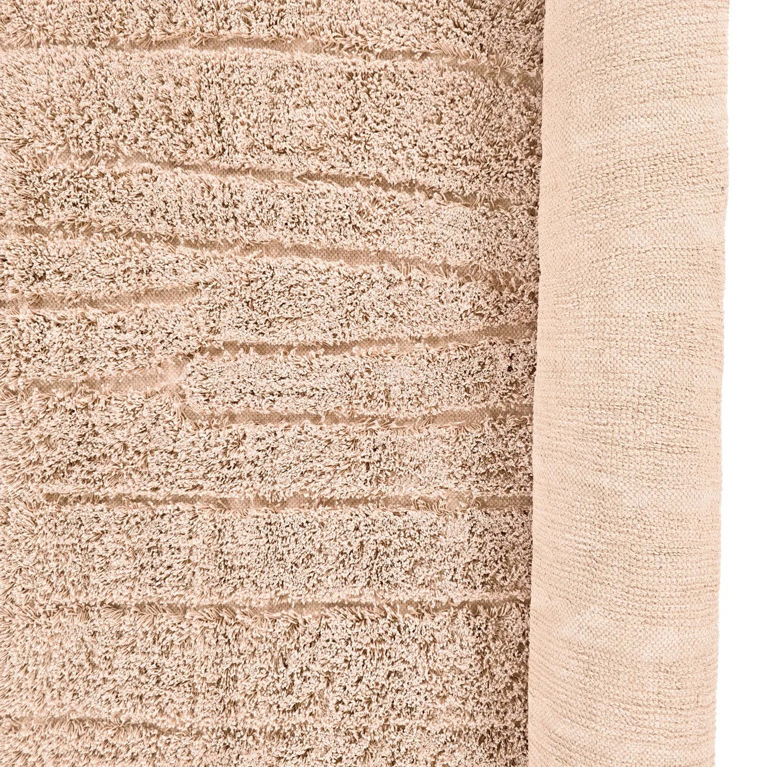 Tappeto A Pelo Lungo - Farley Natural Cotton Shaggy (rosa)